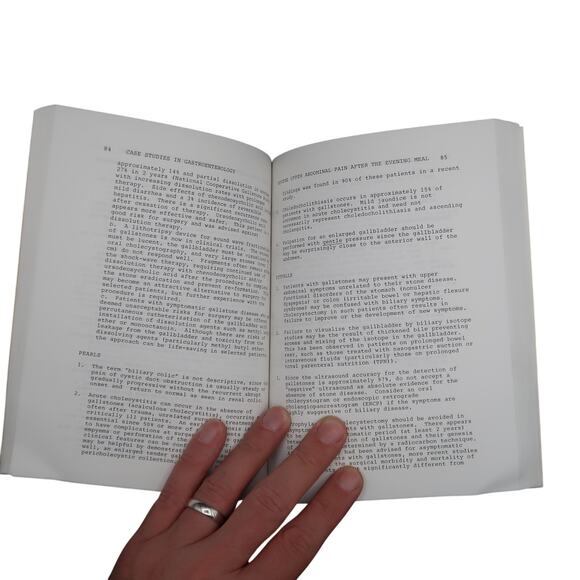Case Studies in Gastroenterology Book Williams & Wilkins 1989 Vintage Medicine - Picture 6 of 7